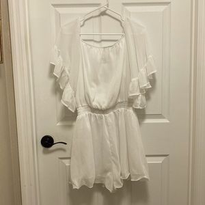 Endless Rose size M NWT white romper